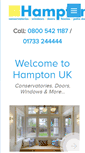 Mobile Screenshot of hampton-conservatories.co.uk